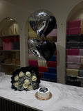 White Rose & Bento Cake Duo