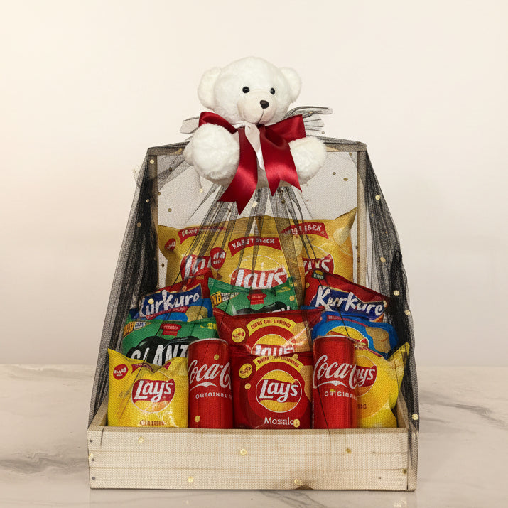 Teddy & Snacks Celebration Crate