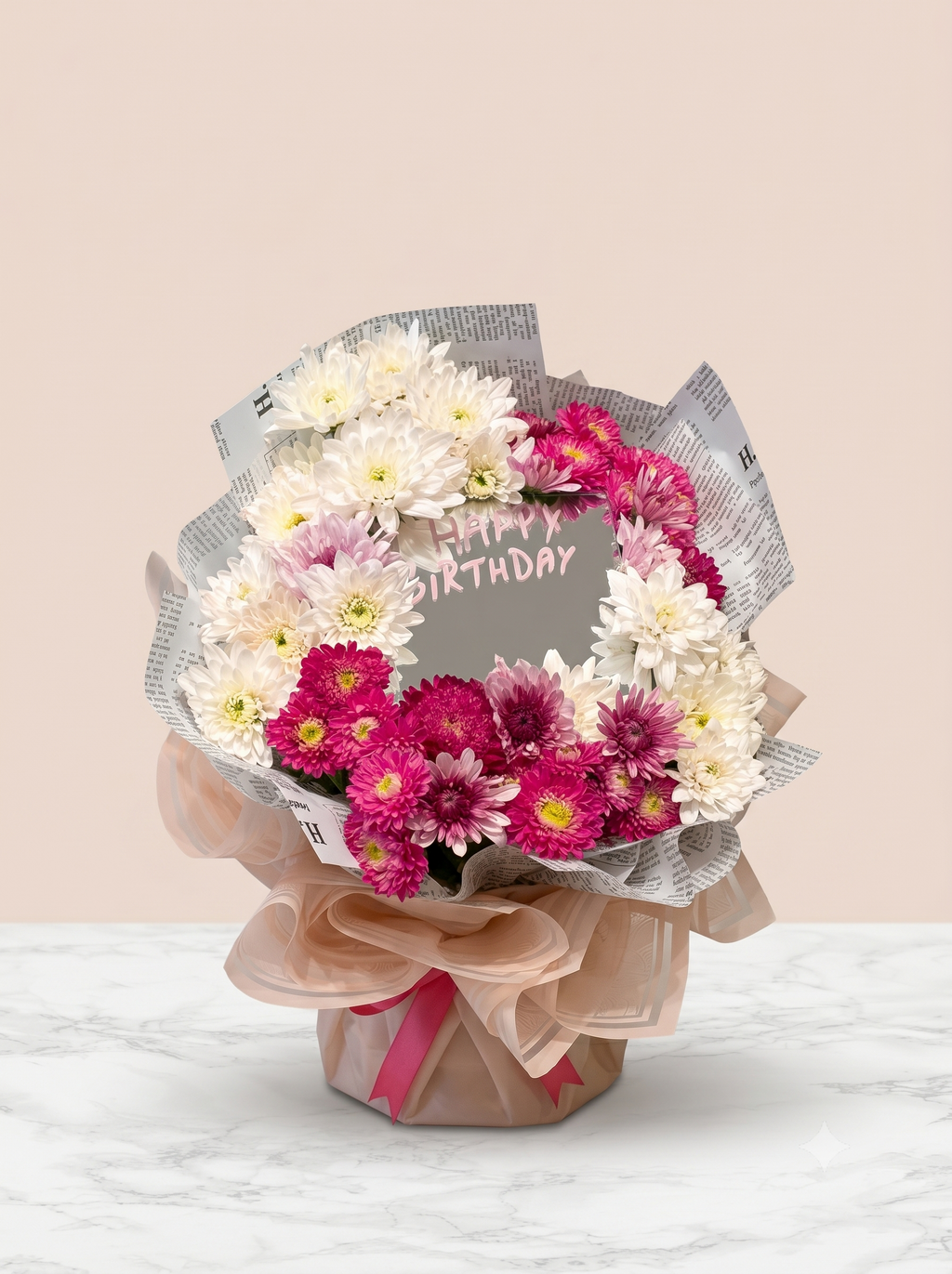 Floral Mirror Bouquet