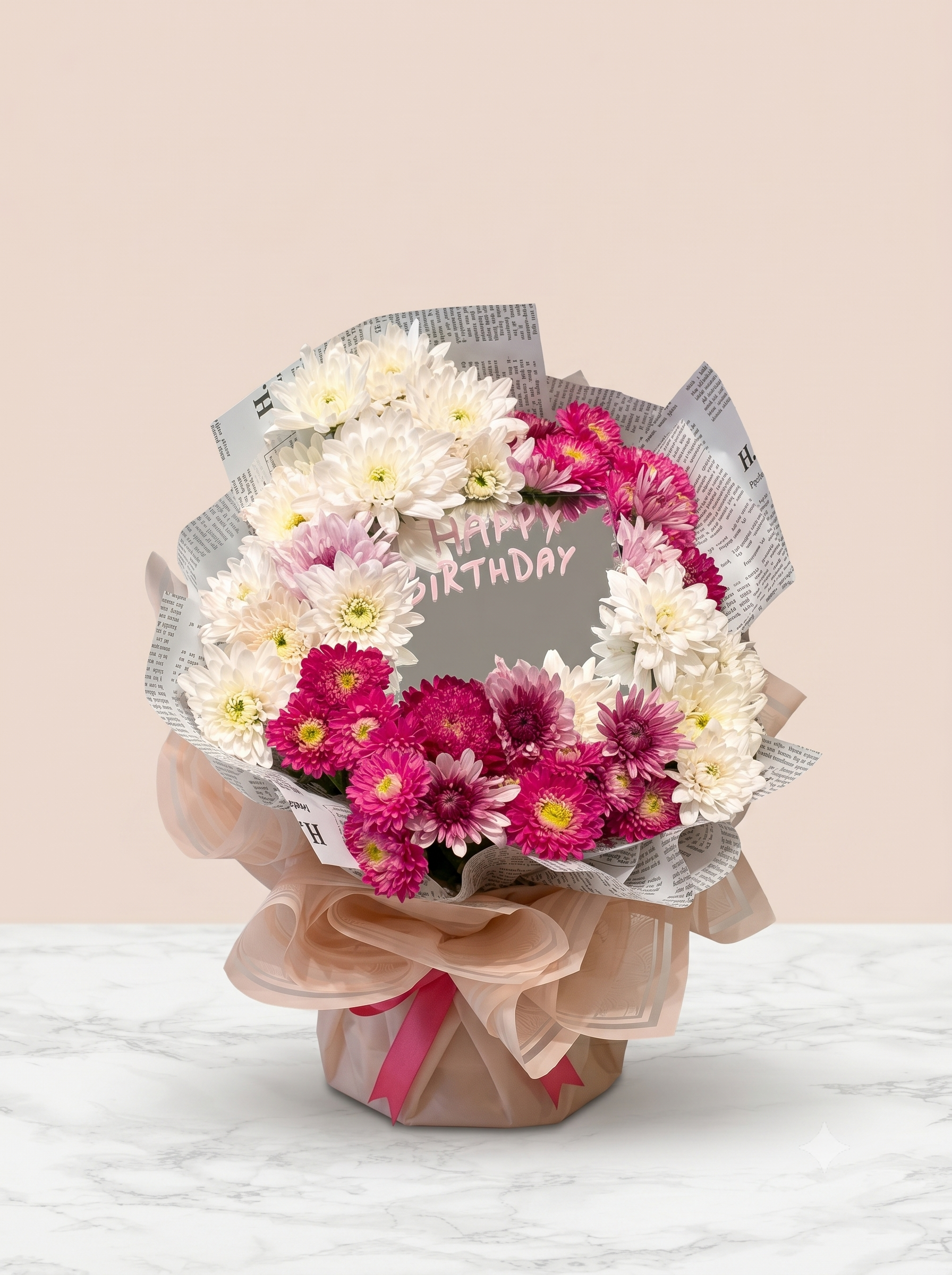 Floral Mirror Bouquet