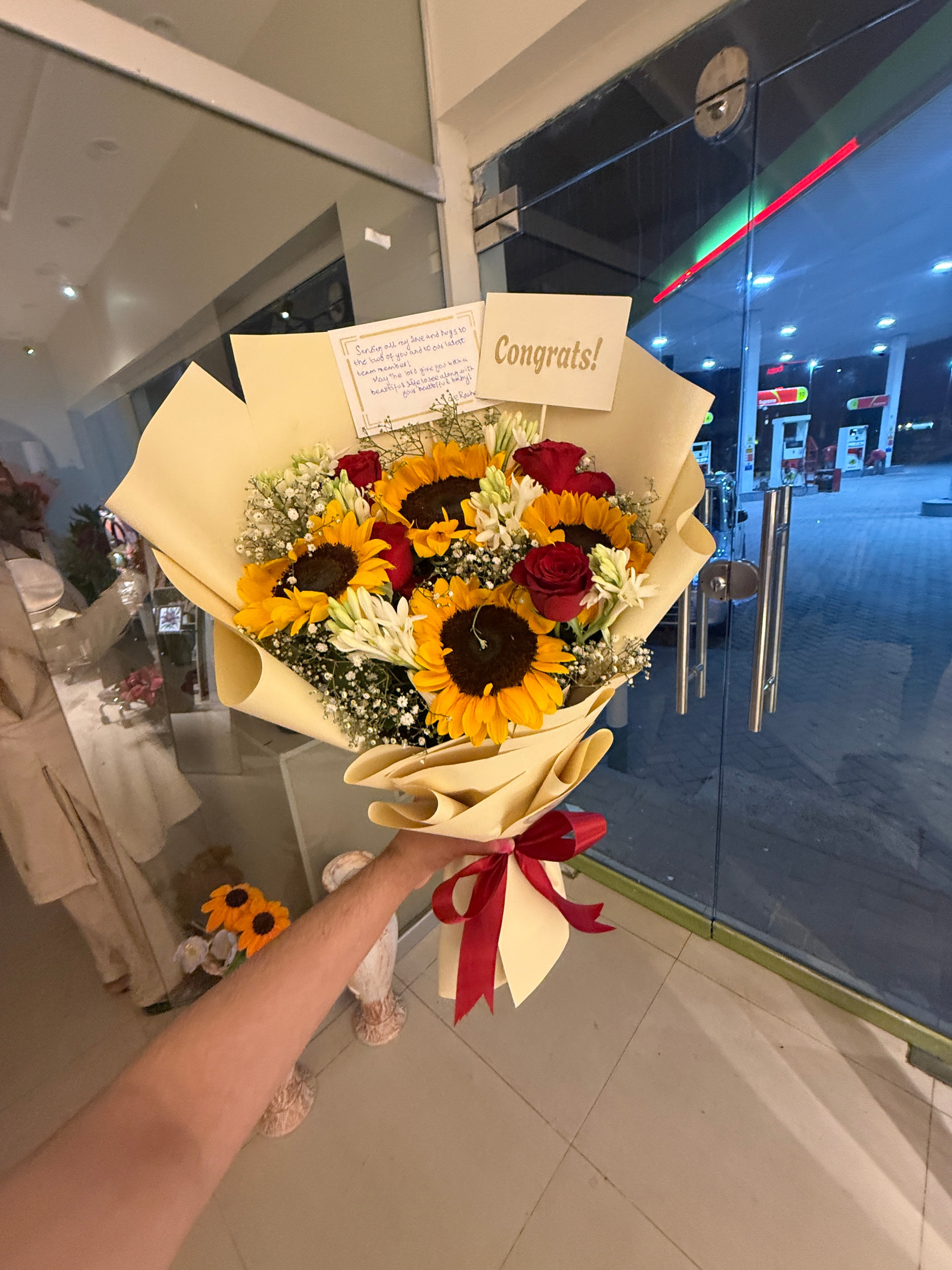 Golden Congrats Bouquet